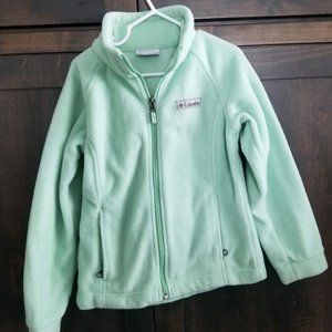 Columbia Little Girls Benton Springs Fleece Jacket - New Mint - Size XS